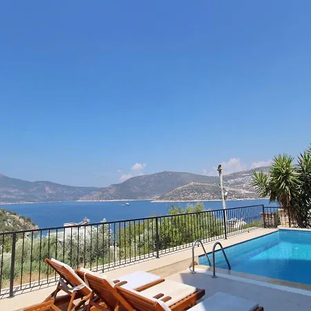Villa Castle, Sea View, 3 Bedroom, Private Pool, Close To Beach Kas