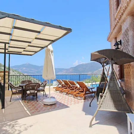 Villa Castle, Sea View, 3 Bedroom, Private Pool, Close To Beach Kas